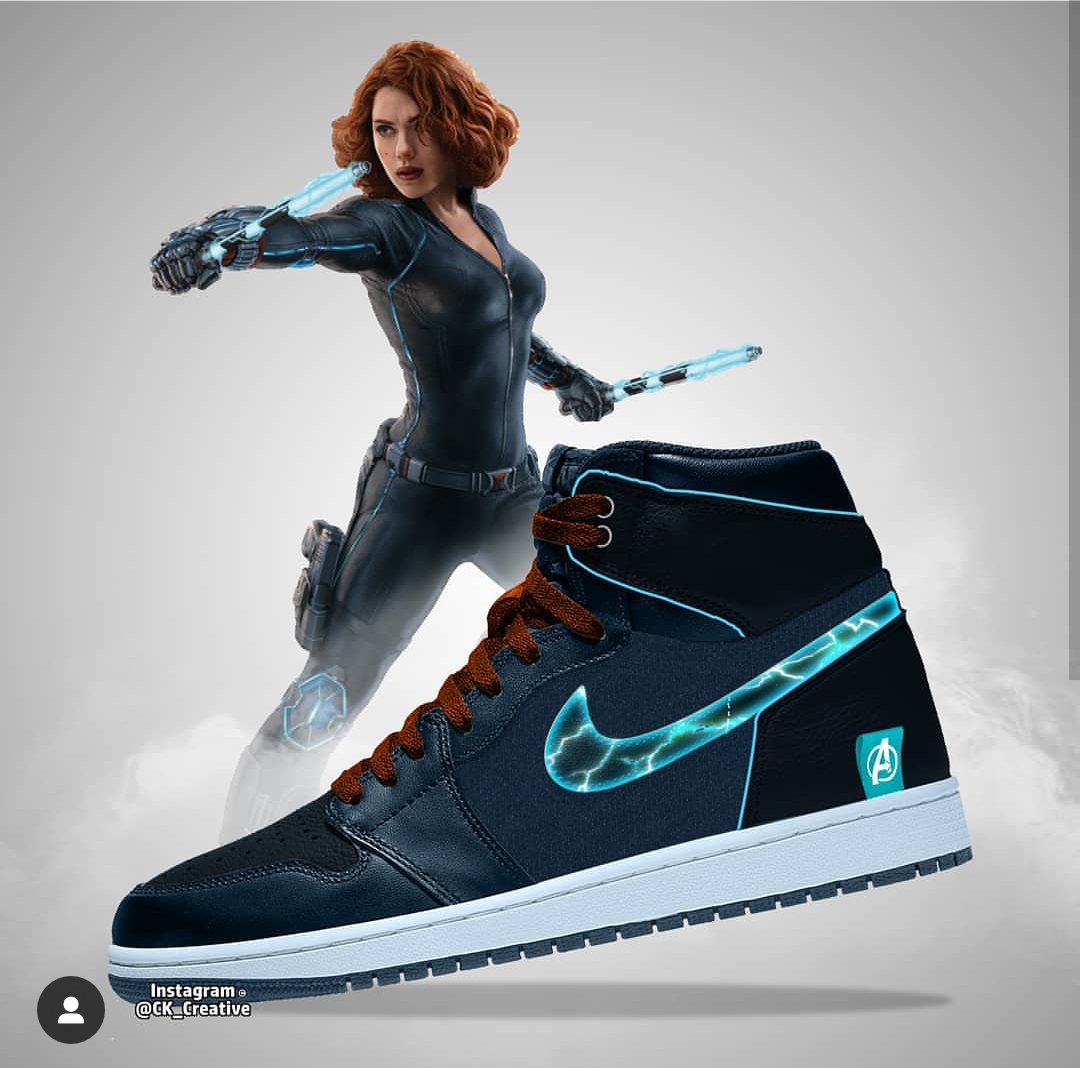 Tenis da nike cheap dos vingadores